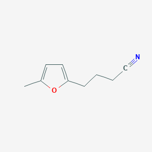 molecular formula C9H11NO B8430729 4-(5-Methyl-2-furyl)-butane nitrile 