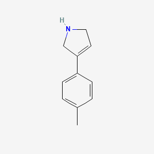 molecular formula C11H13N B8430768 3-(p-Tolyl)-3-pyrroline 