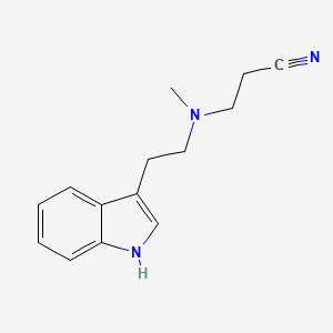 N-(2-cyanoethyl)-N-methyl-2-(3-indolyl)ethylamine