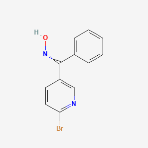 molecular formula C12H9BrN2O B8430778 (6-Bromopyridin-3-yl)(phenyl)methanone oxime 