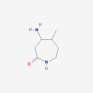 molecular formula C7H14N2O B8430809 3-Amino4-methyl-epsilon-caprolactam 