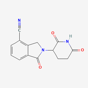 2-(2,6-Dioxo(3-piperidyl))-1-oxoisoindoline-4-carbonitrile