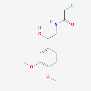 2-(2-Chloroacetamido)-1-(3,4-dimethoxyphenyl)ethanol