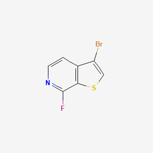 molecular formula C7H3BrFNS B8430871 3-Bromo-7-fluorothieno[2,3-c]pyridine 