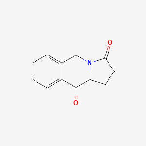 molecular formula C12H11NO2 B8430921 1,10a-Dihydropyrrolo[1,2-b]isoquinoline-3,10(2H,5H)-dione 