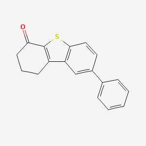 molecular formula C18H14OS B8431023 8-phenyl-2,3-dihydrodibenzo[b,d]thiophen-4(1H)-one 