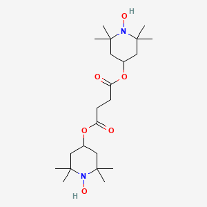 molecular formula C22H40N2O6 B8431224 Bis(1-hydroxy-2,2,6,6-tetramethylpiperidin-4-yl) butanedioate 
