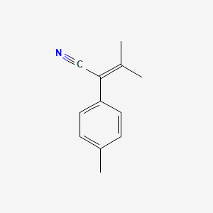 molecular formula C12H13N B8431252 2-(4-Methylphenyl)-3-methyl-2-butenenitrile 