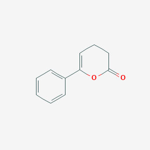 molecular formula C11H10O2 B8431269 6-phenyl-3,4-dihydro-2H-pyran-2-one 