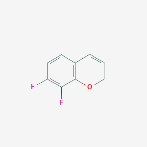 molecular formula C9H6F2O B8431365 7,8-difluoro-2H-chromene 