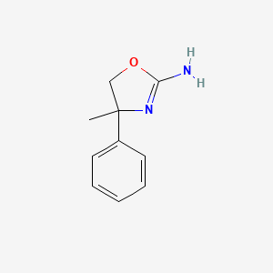 molecular formula C10H12N2O B8431368 4-Methyl-4-phenyl-4,5-dihydro-oxazol-2-ylamine 