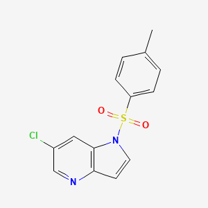 molecular formula C14H11ClN2O2S B8431398 6-chloro-1-tosyl-1H-pyrrolo[3,2-b]pyridine 