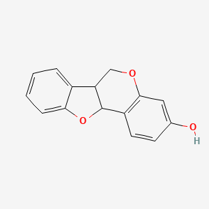 molecular formula C15H12O3 B8431418 6a,11a-Dihydro-6H-[1]benzofuro[3,2-c]chromen-3-ol 