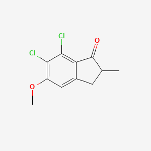 2-Methyl-5-methoxy-6,7-dichloro-1-indanone