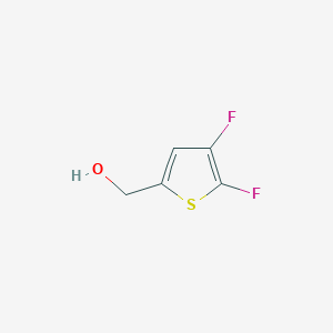 molecular formula C5H4F2OS B8431491 (4,5-Difluoro-2-thienyl)methanol 