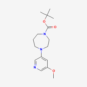1-(5-Methoxy-3-pyridyl)-4-tert-butoxycarbonyl homopiperazine