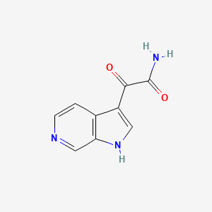 2-oxo-2-(1H-pyrrolo[2,3-c]pyridin-3-yl)acetamide