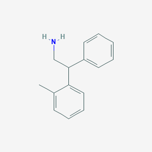 molecular formula C15H17N B8431543 2-Phenyl-2-o-tolylethanamine 