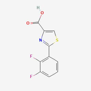 molecular formula C10H5F2NO2S B8431582 2-(2,3-Difluorophenyl)thiazole-4-carboxylic acid 