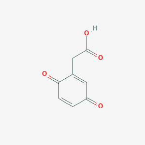molecular formula C8H6O4 B084316 苯醌乙酸 CAS No. 10275-07-7
