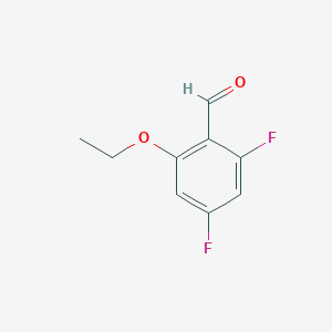 molecular formula C9H8F2O2 B8431719 2-Ethoxy-4,6-difluorobenzaldehyde 