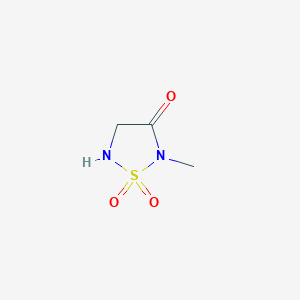 molecular formula C3H6N2O3S B8431739 2-Methyl-1,2,5-thiadiazolidin-3-one 1,1-dioxide 