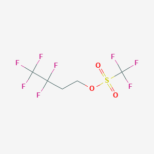 molecular formula C5H4F8O3S B8431754 3,3,4,4,4-Pentafluorobutyl trifluoromethanesulphonate CAS No. 676525-95-4