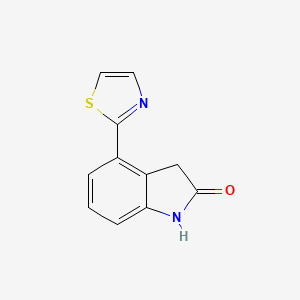 4-Thiazol-2-yl-1,3-dihydroindol-2-one