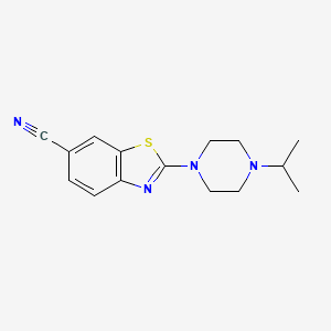 2-(4-Isopropylpiperazin-1-yl)benzothiazole-6-carbonitrile