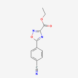 3-Ethoxycarbonyl-5-(4-cyanophenyl)-1,2,4-oxadiazole