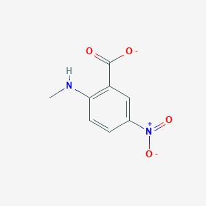 molecular formula C8H7N2O4- B8432071 2-(Methylamino)-5-nitrobenzoate 