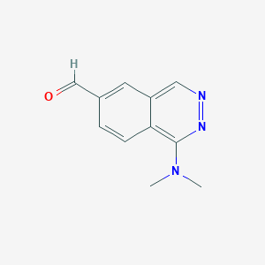 molecular formula C11H11N3O B8432179 1-Dimethylamino-phthalazine-6-carbaldehyde 