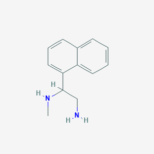 molecular formula C13H16N2 B8432185 N-methyl-1-naphthalen-1-ylethane-1,2-diamine 
