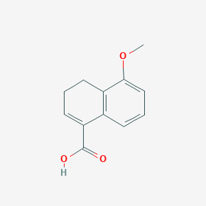 molecular formula C12H12O3 B8432198 5-Methoxy-3,4-dihydronaphthalene-1-carboxylic acid CAS No. 179115-18-5