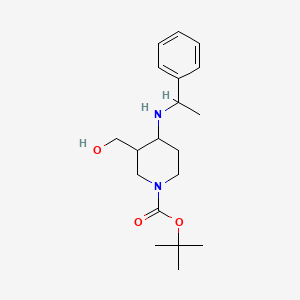 1-Boc-4-[[(R)-1-phenylethyl]amino]piperidine-3-methanol