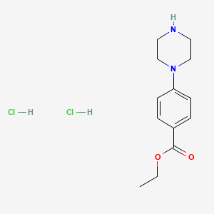 4-Piperazin-1-yl-benzoic acid ethyl ester dihydrochloride