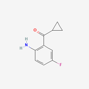 2-Amino-5-fluorophenyl cyclopropyl ketone