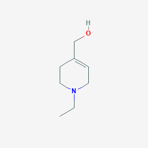 molecular formula C8H15NO B8432331 1-Ethyl-1,2,3,6-tetrahydropyridine-4-methanol 