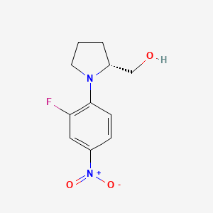 (R)-[1-(2-fluoro-4-nitrophenyl)-2-pyrrolidinyl]-methanol