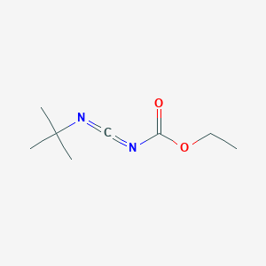 molecular formula C8H14N2O2 B8432510 Ethoxycarbonyl-t-butylcarbodiimide 