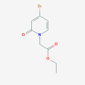 Ethyl (4-bromo-2-oxopyridin-1(2H)-yl)acetate