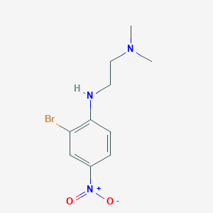 4-[n-(2-Dimethylamino-ethyl)-amino]-3-bromo-nitrobenzene