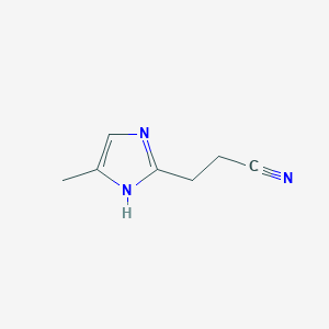 1H-Imidazole-2-propanenitrile, 5-methyl-