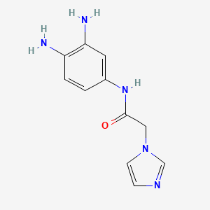 N-(3,4-diaminophenyl)-2-(1H-imidazol-1-yl)acetamide