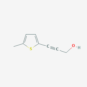 molecular formula C8H8OS B8432604 3-(5-Methyl-2-thienyl)-2-propyne-1-ol 