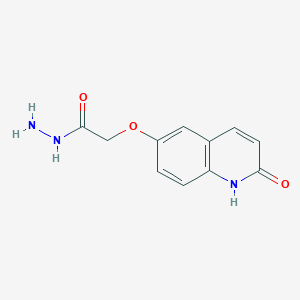 2-((2-Oxo-1,2-dihydroquinolin-6-yl)oxy)acetohydrazide