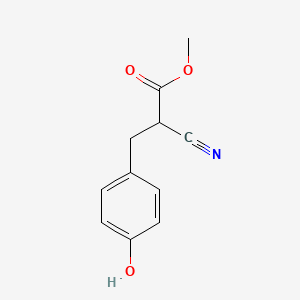 Methyl 2-cyano-3-(4-hydroxyphenyl)propanoate