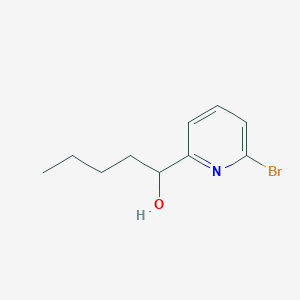 molecular formula C10H14BrNO B8432689 1-(6-Bromo-2-pyridinyl)-1-pentanol 