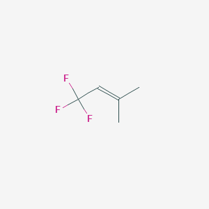 molecular formula C5H7F3 B8432738 1,1,1-Trifluoro-3-methyl-2-butene 
