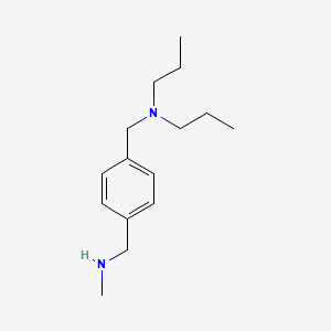 molecular formula C15H26N2 B8432740 4-di-n-propylaminomethyl-N-methylbenzylamine 